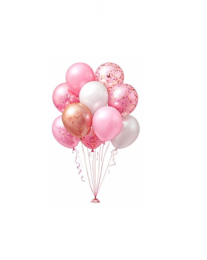 Colorful Birthday Balloon Bunch
